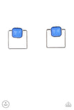 FLAIR and Square - Blue Post Earring