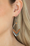Indigenous Intentions - Orange Earring