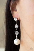 Yacht Scene - White Post Earring