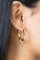 Subliminal Shimmer - Gold Hoop Earring