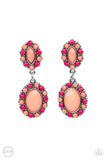 Positively Pampered - Orange Clip-on Earring