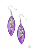 Venetian Vanity - Purple Earring
