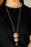 Abstract Artistry - Orange Lanyard