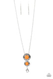 Abstract Artistry - Orange Lanyard