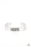 Hope Makes The World Go Round - Silver Bracelet