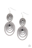 Cosmic Twirl - Black Earring