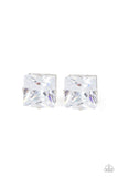 Times Square Timeless - White Post Earring