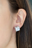 Times Square Timeless - White Post Earring