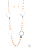 Sea Glass Wanderer- Orange Earring