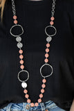 Sea Glass Wanderer- Orange Earring