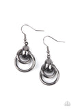 Running In Circles - Black Earring