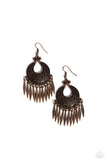 Tribal Charm - Copper Earring