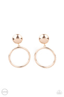 Classic Candescence - Rose Gold Clip-on Earring