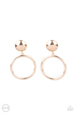 Classic Candescence - Rose Gold Clip-on Earring