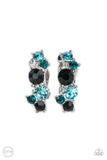 Cosmic Celebration - Blue Clip-on Earring