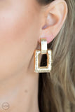 15 Minutes of FRAME - Gold Clip-on Earring