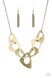 Guide To The Galaxy - Brass Necklace