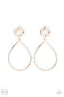 Fairytale Finish - Rose Gold Clip-on Earring