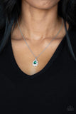 Vintage Validation - Green Necklace