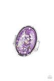 Glittery With Envy - Purple Ring