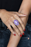 Glittery With Envy - Purple Ring