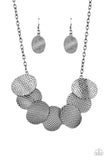 Industrial Wave - Black Necklace