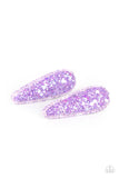 Sugar Plum Sparkle - Purple Hair Clip