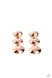 Futuristic Fantasy - Rose Gold Post Earring