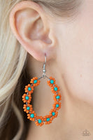 Festively Flower Child - Orange Earring