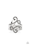 Billowing Beauty - Black Ring