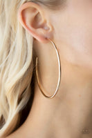 Mega Metro - Gold Hoop Earring