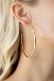 Mega Metro - Gold Hoop Earring