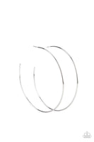 Colossal Couture - Silver Hoop Earring