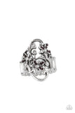 Flirtatiously Flowering - Purple Ring