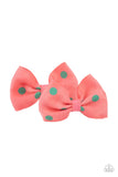 Polka Dot Drama - Orange Hair Clip