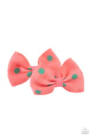 Polka Dot Drama - Orange Hair Clip