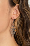 Bustling Blooms - Orange Earring