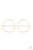 Dynamic Diameter - Gold Post Earring