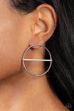 Dynamic Diameter - Silver Post Earring