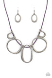 Historical Hipster - Purple Necklace