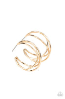 City Contour - Gold Hoop Earring