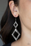Deco Decoupage - Black Earring
