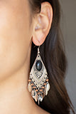 Earthy Etiquette - Black Earring