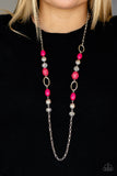 Vivid Variety - Pink Necklace