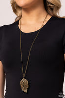 A Mid-AUTUMN Nights Dream - Brass Necklace