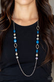 Vivid Variety - Blue Necklace