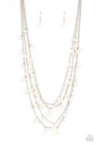 Vintage Virtuoso - White Necklace