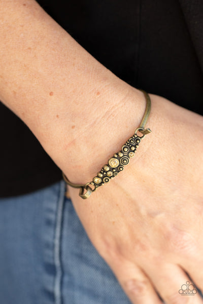 Bubbling Whimsy - Brass Bracelet