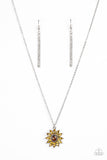 Formal Florals - Yellow Necklace