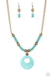 Oasis Goddess - Brass Necklace